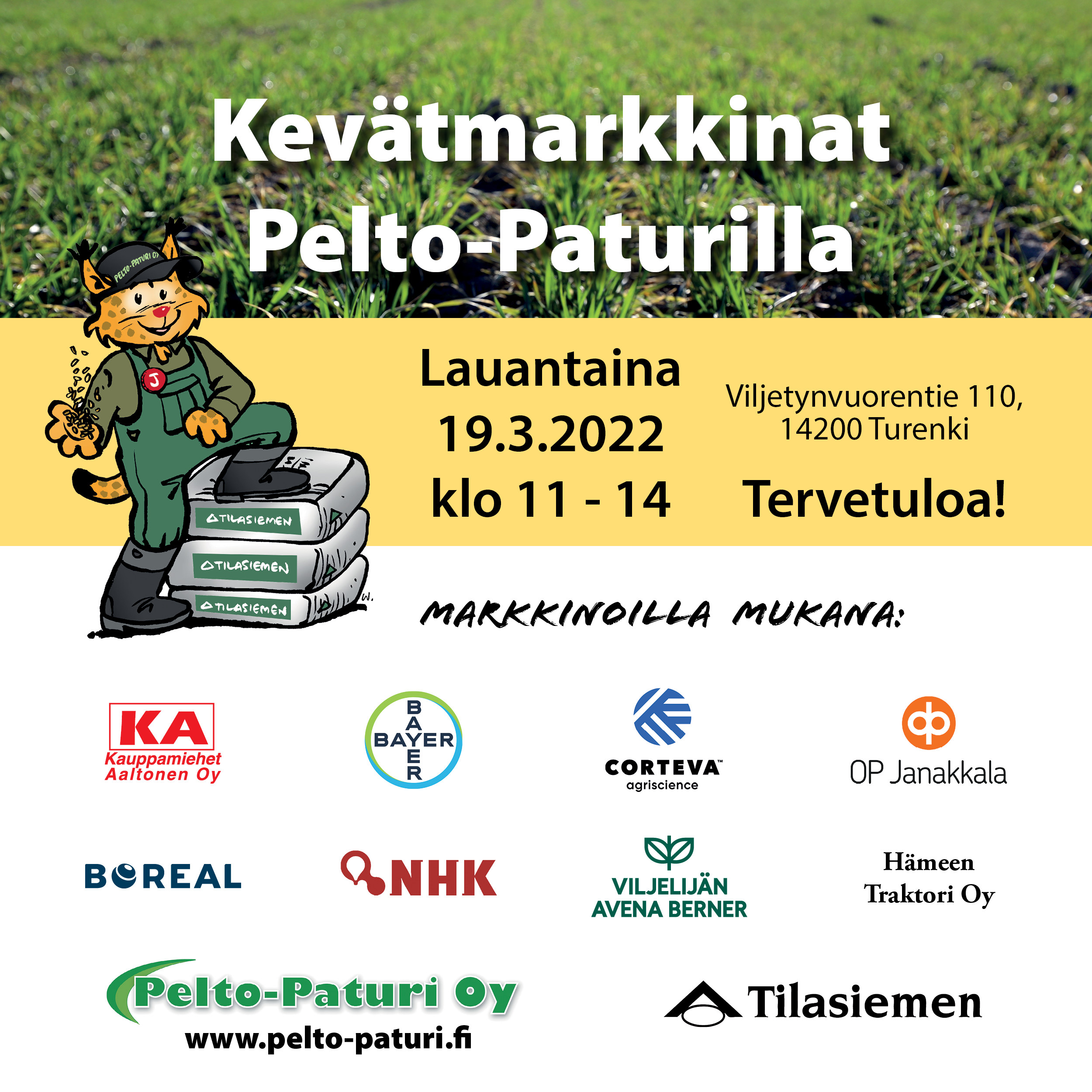 Kevätmarkkina Pelto-Paturilla 19.2.2022