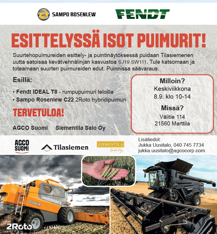 Puintinäytös 8.9.2021